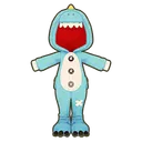 Azure Grace Dinosaur Onesie icon
