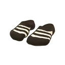 Black & White Striped Ankle Socks icon