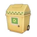 Cream Recycling Bin icon