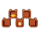Floral Patchwork Cube Shelf icon