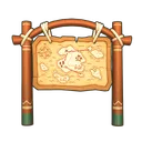 Golden Savanna Map Stand icon