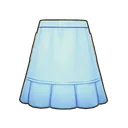 Long Blue Lace Skirt icon