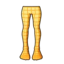 Orange & Yellow Checkered Tights icon