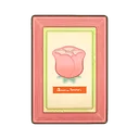 Pink Mooncycle Rose Wall Art icon