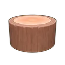 Rounded Wooden Stand icon