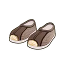 Silver Ginkgo Fabric Shoes icon