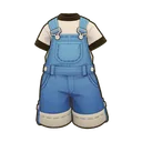 Simple Denim Overalls icon