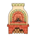 Sunflower Brick Fireplace icon