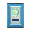 Teal Bellflower Wall Art icon