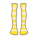 Yellow & White Striped Knee Socks icon